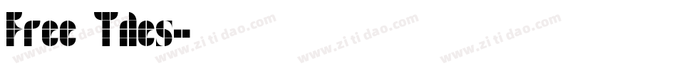 Free Tiles字体转换